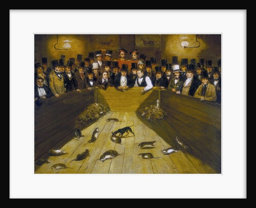 Rat-Catching at the Blue Anchor Tavern, Bunhill Row, Finsbury by Anonymous