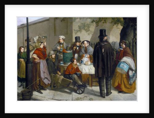 A Coffee Stall by Charles Hunt II