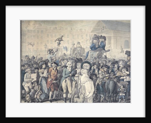 Detail of Westminster Election of 1788 by Robert Dighton