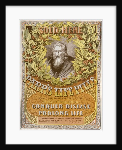 Poster advertising Parr's Life Pills by Anonymous