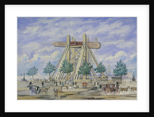 Erection of Cleopatra's Needle by Anonymous