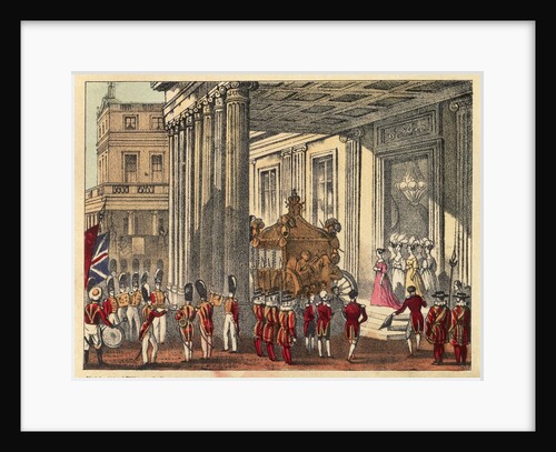 Her Majesty leaving Buckingham Palace by Anonymous
