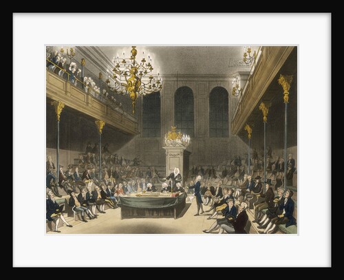 Interior of the House of Commons, Westminster, London by Anonymous