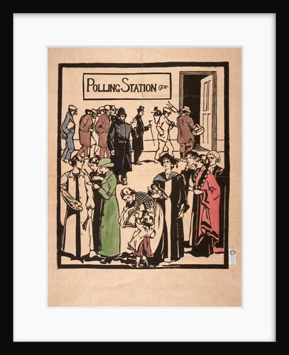 Polling station poster by Anonymous