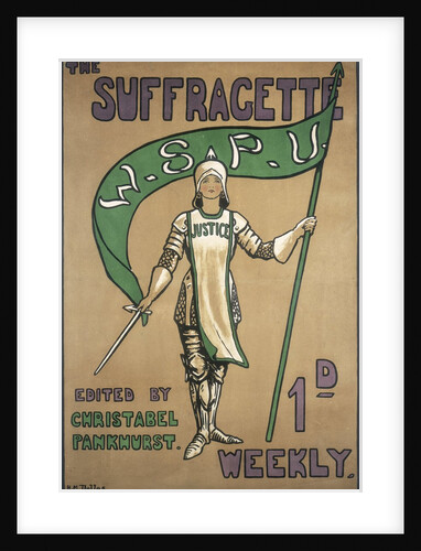 Poster advertising The Suffragette newspaper by Anonymous