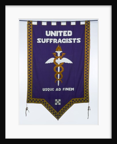 Suffragette banner by Anonymous