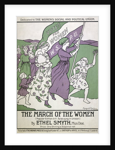 Songsheet of 'The March of the Women' by Anonymous