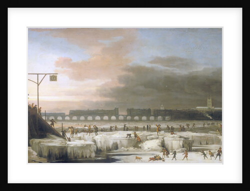 The Frozen Thames by Abraham Hondius