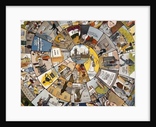 Votes for Women board game by Anonymous