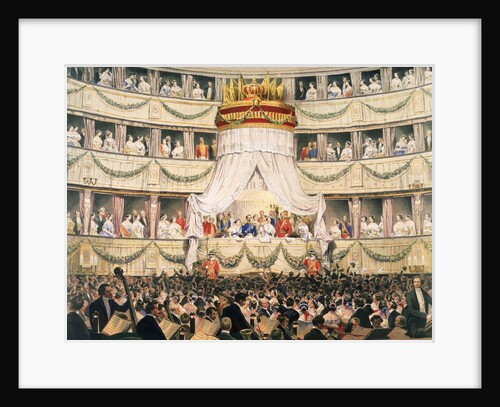 State visit to Royal Italian Opera, now the Royal Opera House, Covent Garden, London by Anonymous