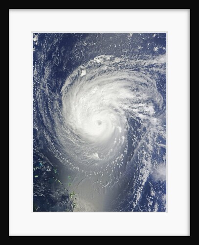 Satellite View of Hurricane Katia by Anonymous