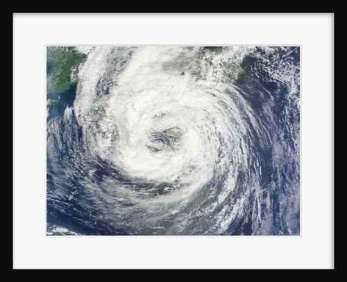 Satellite View of Tropical Storm Talas by Anonymous
