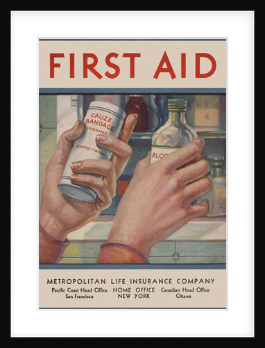First aid illustration by Anonymous