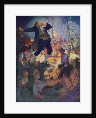John Paul Jones taunting British troops by Anonymous