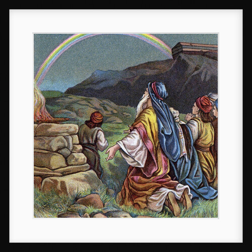 Noah giving thanks for the end of the Great Flood by Anonymous