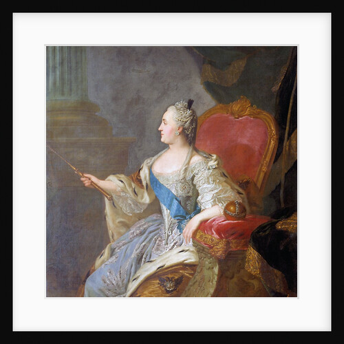 Portrait of Catherine II by Fyodor Rokotov