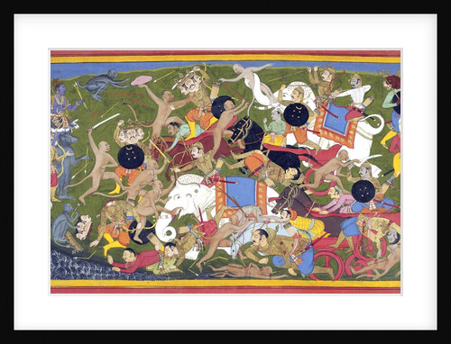 Battle Between the Armies of Rama and the King of Lanka by Anonymous