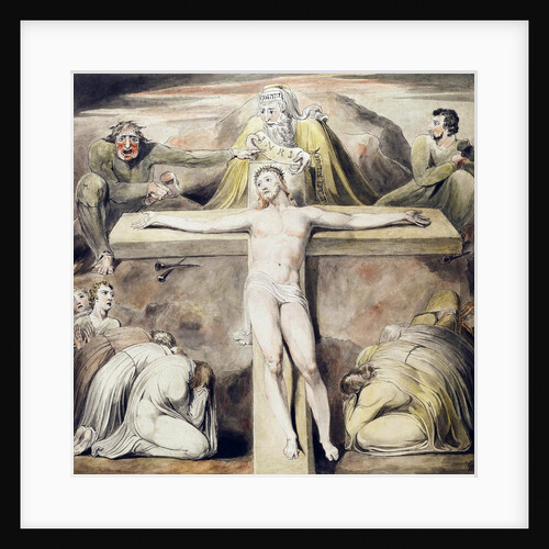 Christ Nailed to the Cross: The Third Hour by William Blake