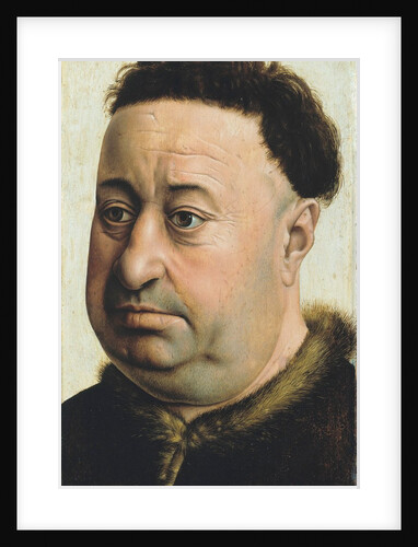Portrait of a Fat Man by Robert Campin