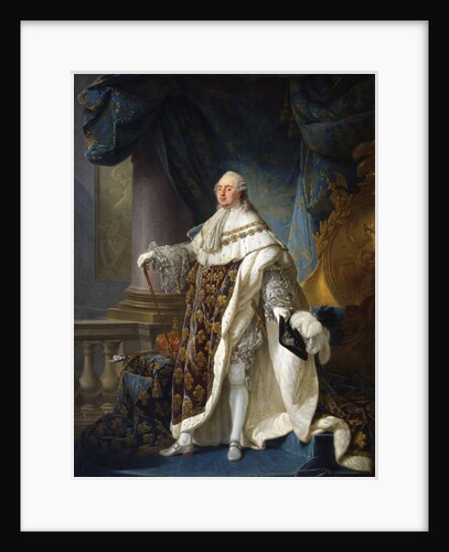 Louis XVI, King of France and Navarre, Wearing His Grand Royal Costume in 1779 by Antoine-Francois Callet