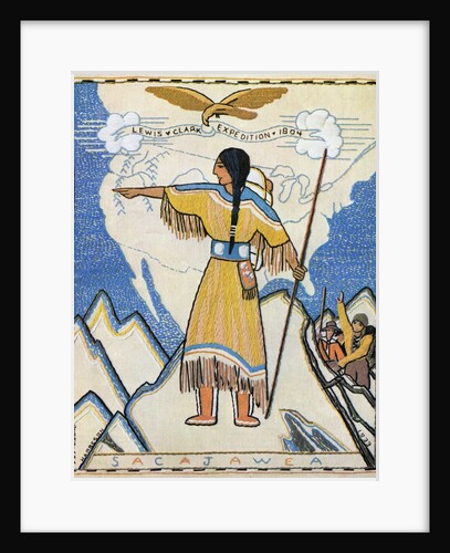Sacajawea on Lewis and Clark Expedition by Anonymous
