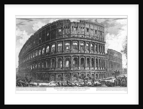 View of the Coliseum by Giovanni Battista Piranesi