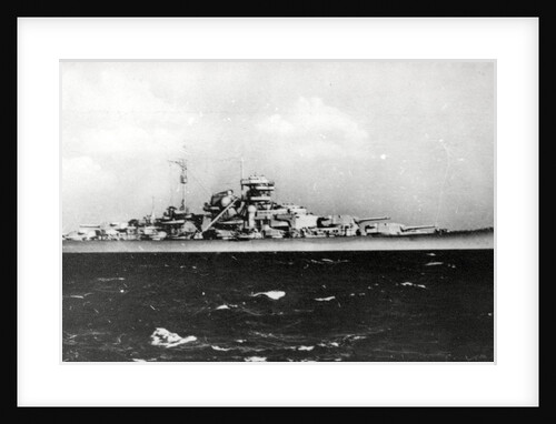 The Bismark - German battleship by Anonymous