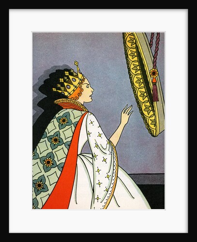 Magic mirror telling Evil Stepmother that Snow White is fairest by Anonymous