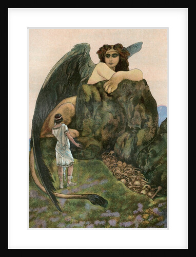 Oedipus and the Sphinx by Anonymous