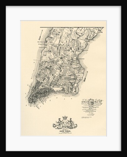 Plan of the City of New York by Bernard Ratzer