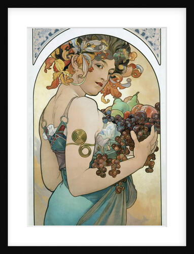 Fruit by Alphonse Mucha