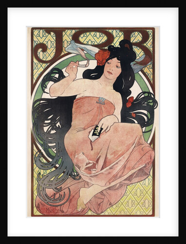 JOB Cigarettes poster by Alphonse Mucha