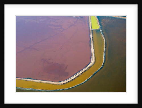 Aerial view of Salt Evaporation Ponds, Walvis Bay, Skeleton Coast by Anonymous