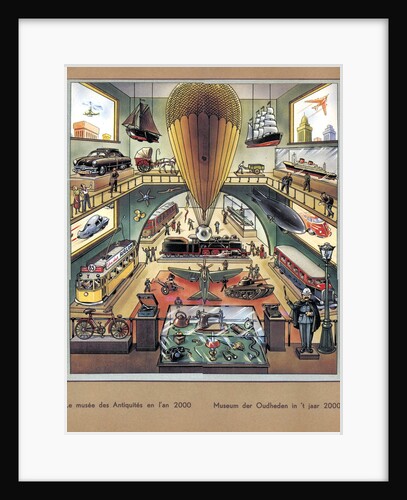 Futuristic view of a Museum of Antiquities in the year 2000 by Anonymous