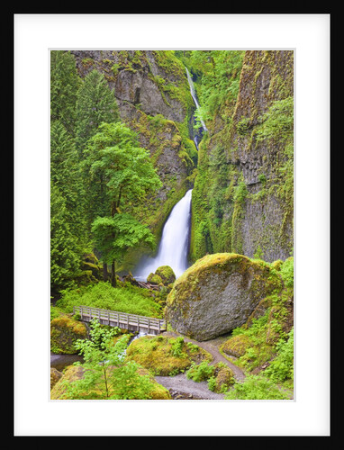 Tanner Creek Falls, Columbia River Gorge National Scenic Ates, Oregon by Anonymous