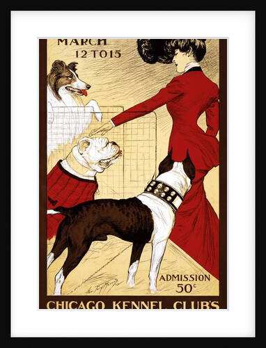 Poster for the 1902 Chicago Kennel Club Dog Show by Anonymous