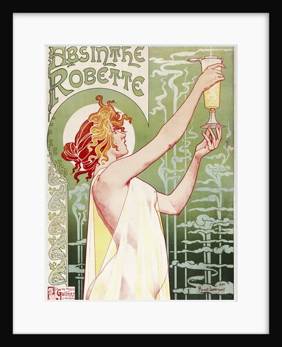 Absinthe Robette poster by Henri Privat-Livemont