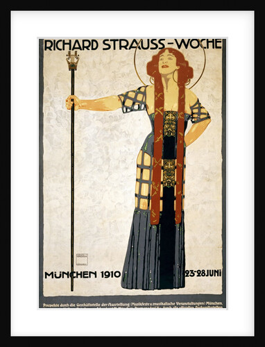 Richard Strauss-Woche poster by Ludwig Hohlwein