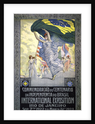 Centennial of Brazilian independence poster by Anonymous