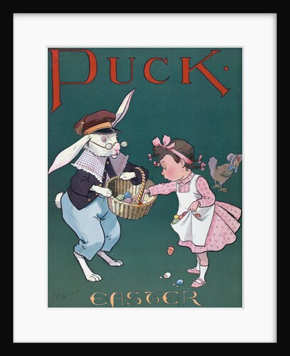 Cover of Puck magazine Easter issue by Anonymous