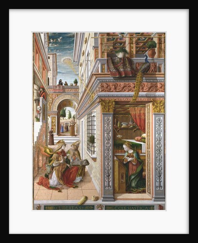 The Annunciation with Saint Emidius by Carlo Crivelli