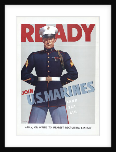 Ready-Join U.S. Marines poster by Anonymous