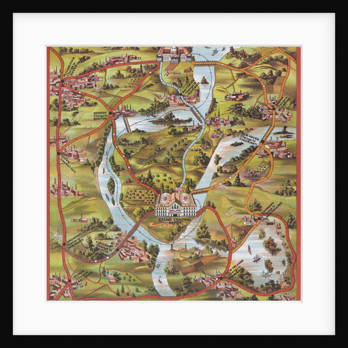 Game board for "The Road to Washington" by Anonymous