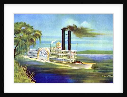 The Mississippi steamboat Magnolia by Anonymous