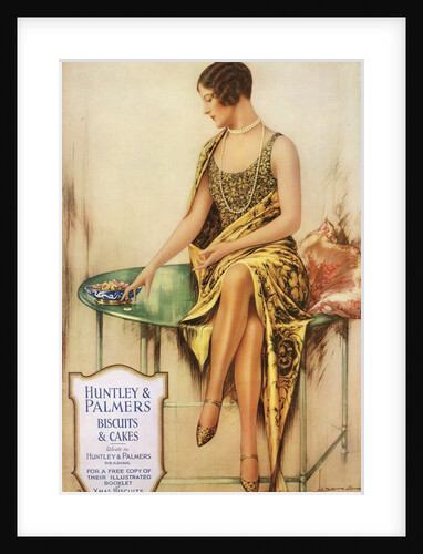 Flapper with long pearls and bobbed hair by Anonymous