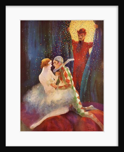 The Devil discovers Harlequin and his lover by Anonymous
