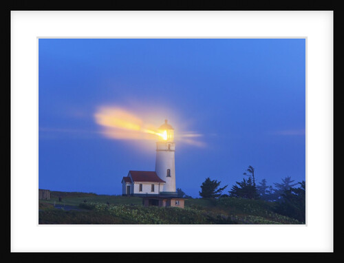 light thru fog, Cape Blanco Lighthouse, South Oregon Coast, Pacific Ocean, Pacific Northwest. by Anonymous