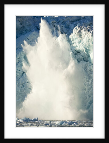 Calving Arctic Glacier, Svalbard by Anonymous