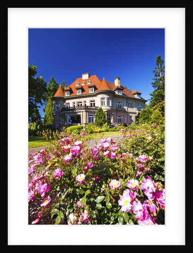 summer Pittock Mansion, Portland Oregon. Pacific Northwest. by Anonymous