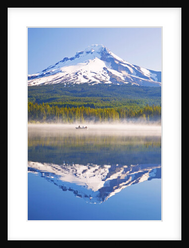 Reflection in Trillium Lake, Mt. Hood, Oregon Cascades. Pacific Northwest by Anonymous